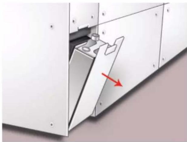 XEROX DocuColor 5000AP - Changing the Dry Ink/Toner Waste Bottle - 3