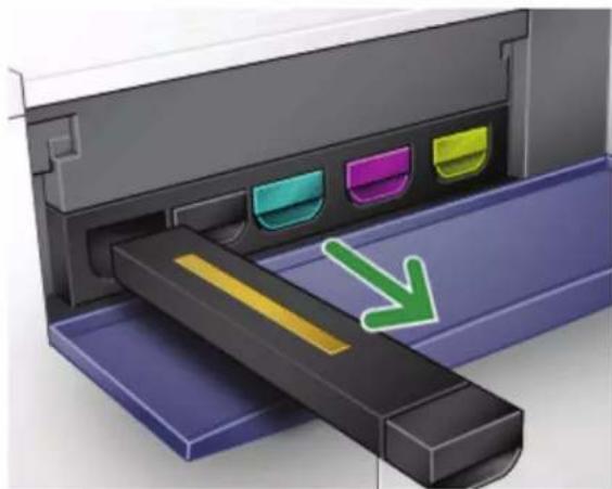 XEROX DocuColor 5000AP - Replacing a Dry Ink/Toner Cartridge - 4