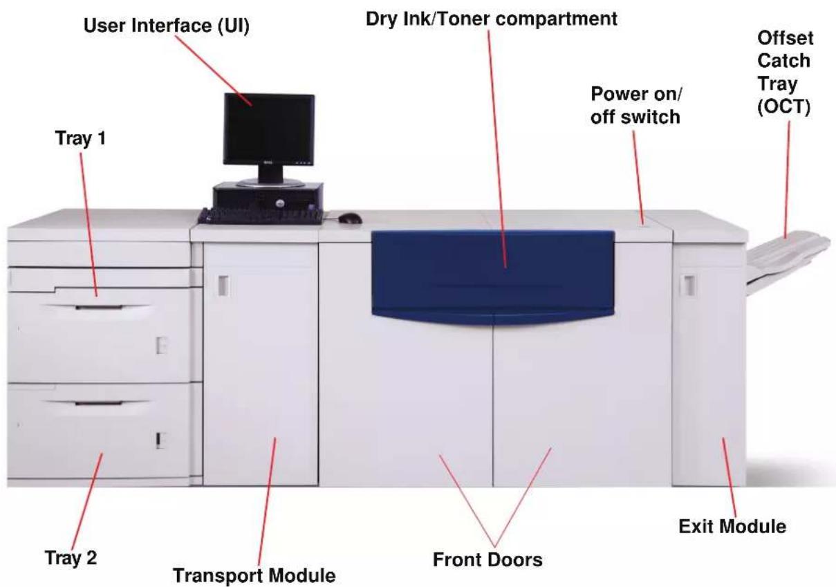 XEROX DocuColor 5000AP - External components - 1