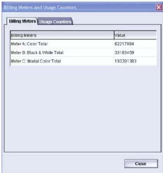 XEROX DocuColor 5000AP - Billing &amp; Counters - 1