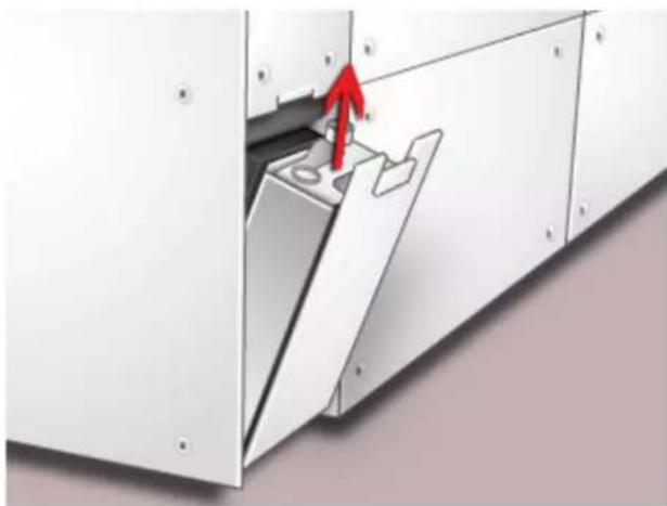 XEROX DocuColor 5000AP - Changing the Dry Ink/Toner Waste Bottle - 4