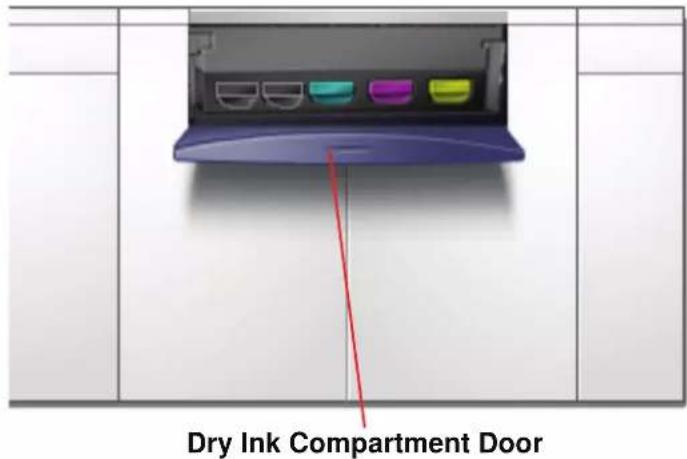 XEROX DocuColor 5000AP - Replacing a Dry Ink/Toner Cartridge - 3
