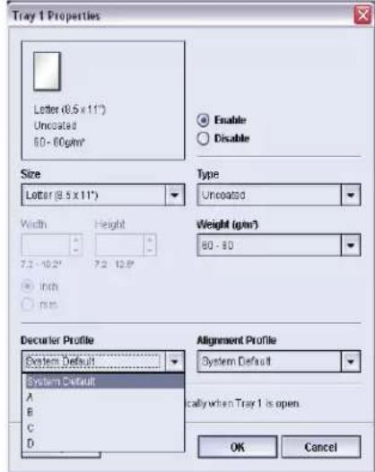 XEROX DocuColor 5000AP - Decurler Profile - 3