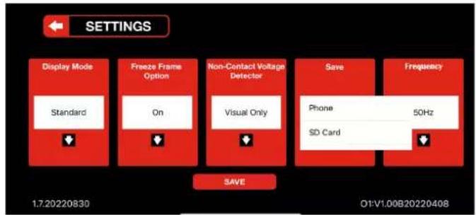 Super Rod SRCAMV6.5MAX - SETTINGS - 2