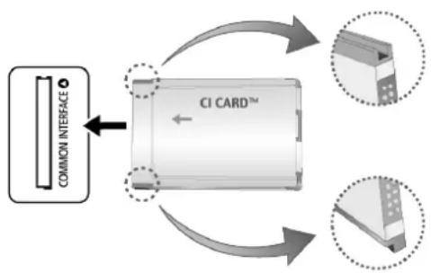 SAMSUNG UA55H6300AK - To connect the CI CARD, follow these steps: - 1