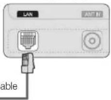 SAMSUNG UA40C5000QW - Connecting to a Wired Network - 3
