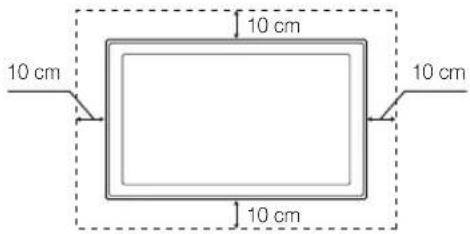 SAMSUNG UA40C5000QW - Securing the Installation Space - 4