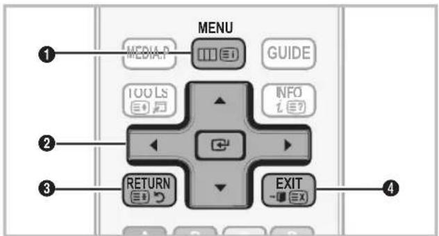 SAMSUNG UA40C5000QW - How to Navigate Menus - 1