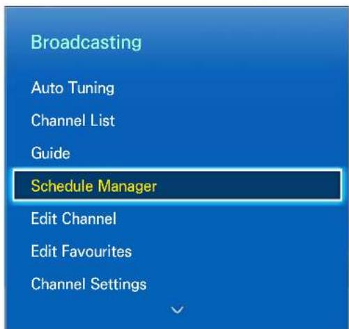 SAMSUNG UA46F7500DK - Schedule Viewing - 1
