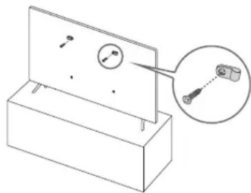 SAMSUNG UA70TU7200K - Preventing the TV from falling - 1