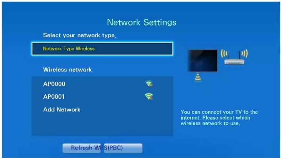 SAMSUNG UA55F7500DK - Manual Wireless Network Setup - 1