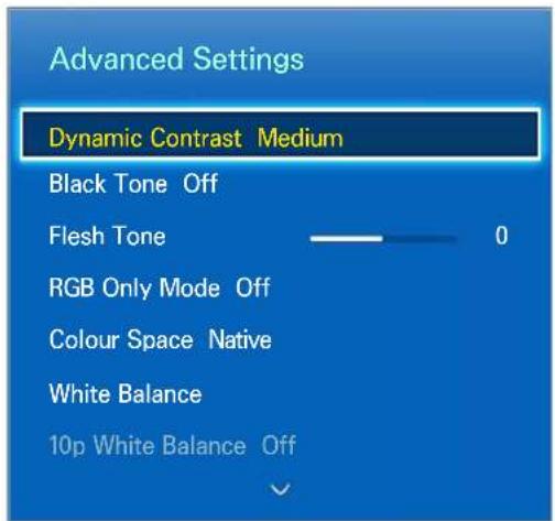 SAMSUNG UA55F7500DK - Advanced Settings - 1