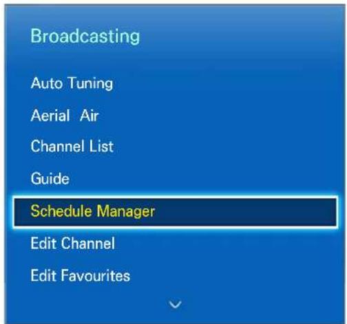 SAMSUNG UA65F9000AL - Schedule Viewing - 1