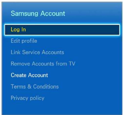 SAMSUNG UA65F9000AL - Samsung Account - 1