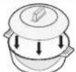 SAMSUNG CE77JD-CS - Handling of power steam cooker - 1
