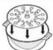 SAMSUNG CE77JD-CS - Handling of power steam cooker - 2