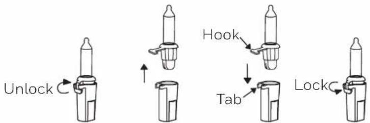 HONEYWELL HW-T12321 - Replace the lamp: - 1