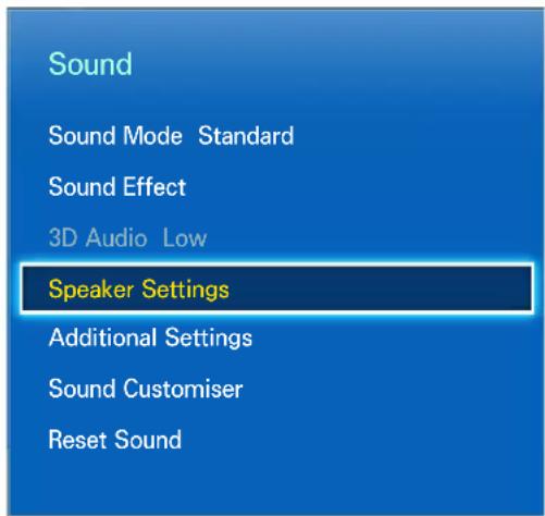 SAMSUNG UA46F8000AL - Speaker Select - 1
