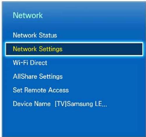 SAMSUNG UA46F8000AL - Wireless Network Setup - 1