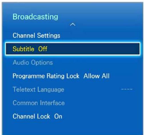 SAMSUNG UA55F7500BL - Subtitles - 1