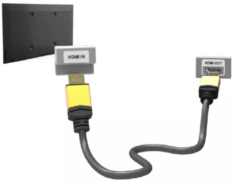 SAMSUNG UA55F7500BL - HDMI Connection - 1