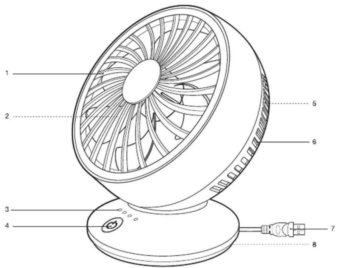 Orava SF-5 mini - Description of parts - 1