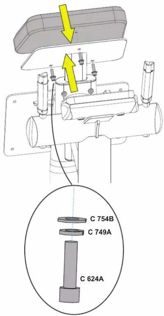 True PLS1300 - STEP 5—ATTACH PADS TO MAIN FRAME AND ANKLE ASSEMBLY - 2