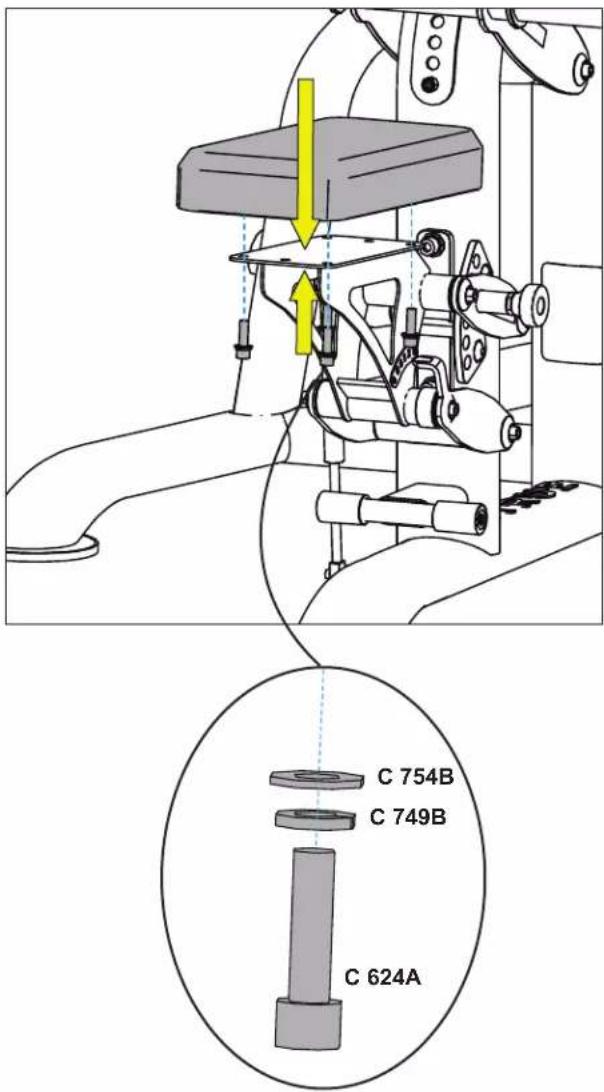 True PLS0900 - STEP 2—ATTACH PADS TO SEAT FRAME - 2
