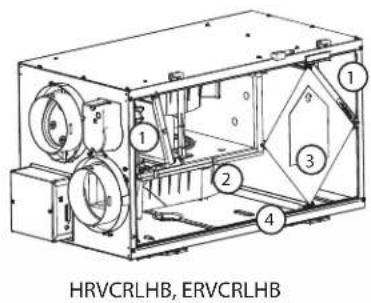 CARRIER Performance HRVCRSVU - Internal Components - 1