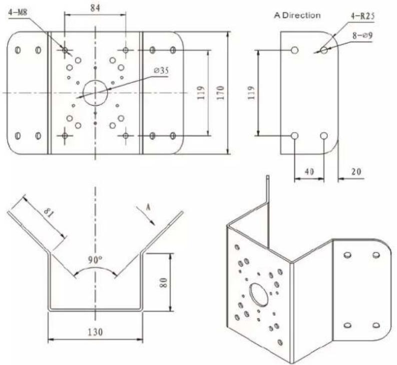 Dahua Technology 6AL445XANR - Dimension - 2