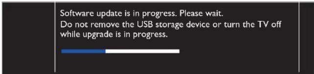 PHILIPS 32PFL4509C - Starting the software update - 2