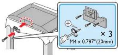 PHILIPS 32PFL4509C - Attaching the Base - 1