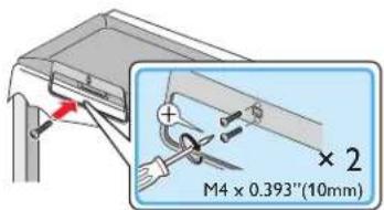 PHILIPS 32PFL4509C - Attaching the Base - 3