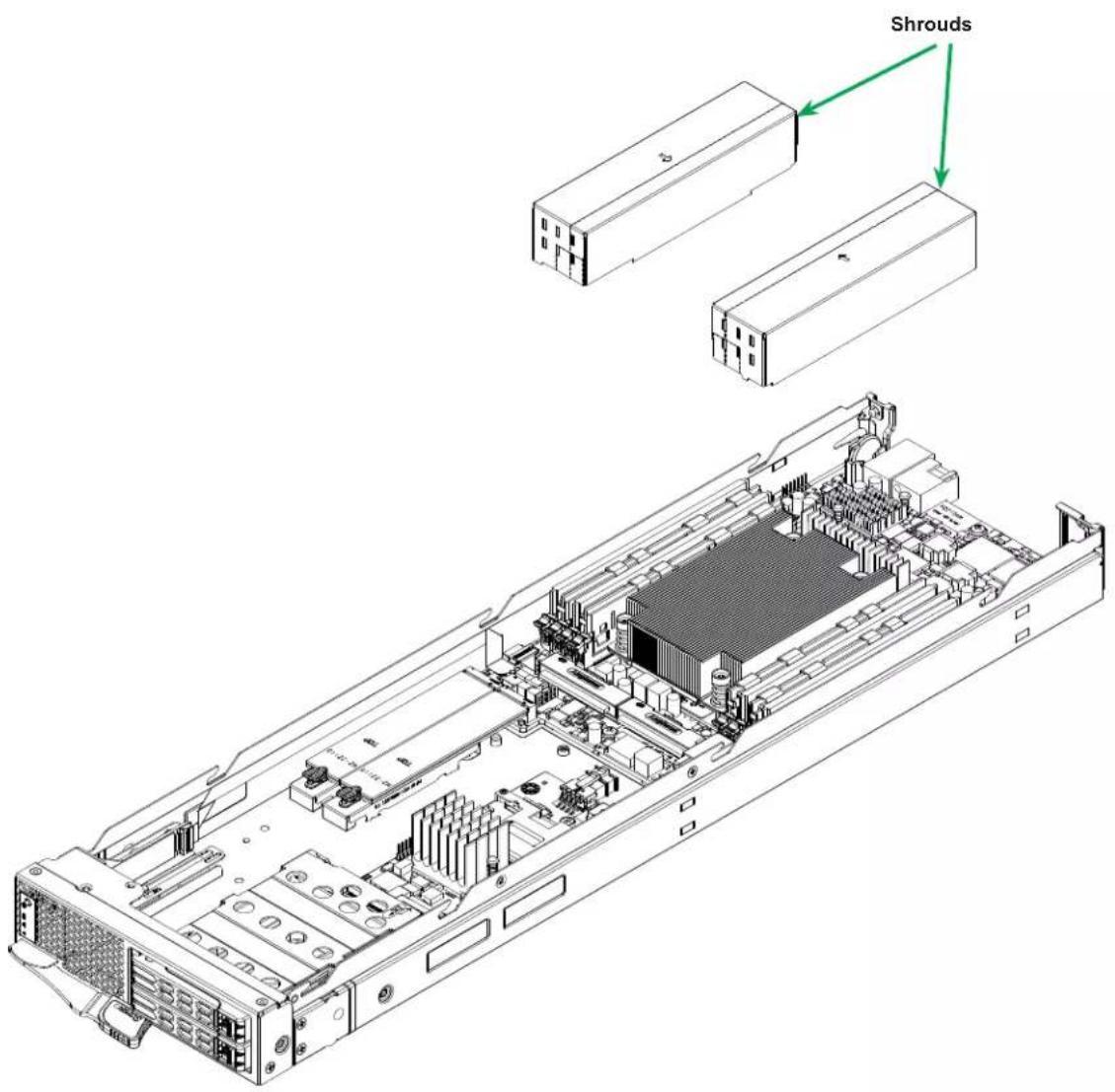 Supermicro SuperBlade SBA-4114S-C2N - Installing the Air Shrouds - 1