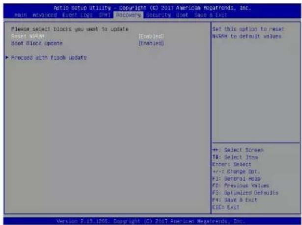 Supermicro SuperBlade SBI-421E-5T3N - Recovering the Main BIOS Block with a USB Device - 2