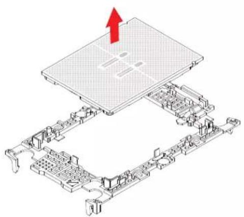 Supermicro SuperBlade SBI-421E-5T3N - Removing the Processor from the Carrier Assembly - 2