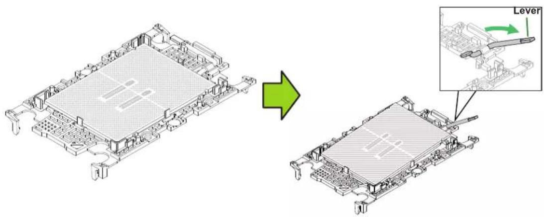 Supermicro SuperBlade SBI-421E-5T3N - Removing the Processor from the Carrier Assembly - 1