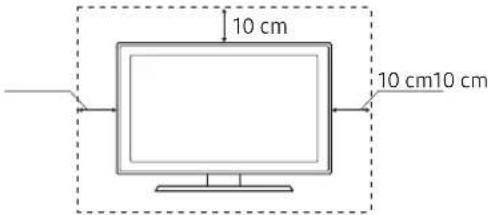 SAMSUNG UA82NU8000G - Providing proper ventilation for your TV - 1