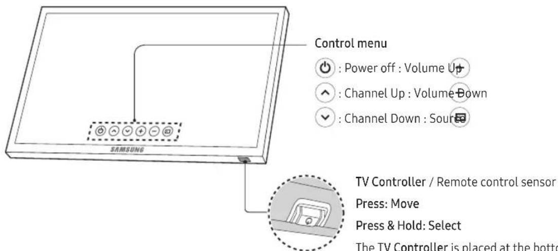 SAMSUNG UA55KU6500G - Using the TV Controller - 1