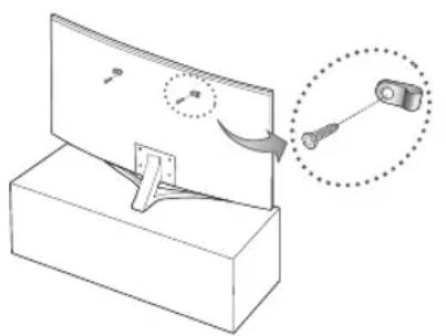 SAMSUNG UA49KU6500G - Preventing the TV from falling - 1