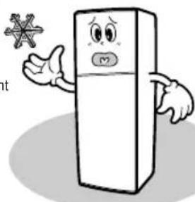 SAMSUNG RT21MGSW - When frost develops inside the freezer: - 1