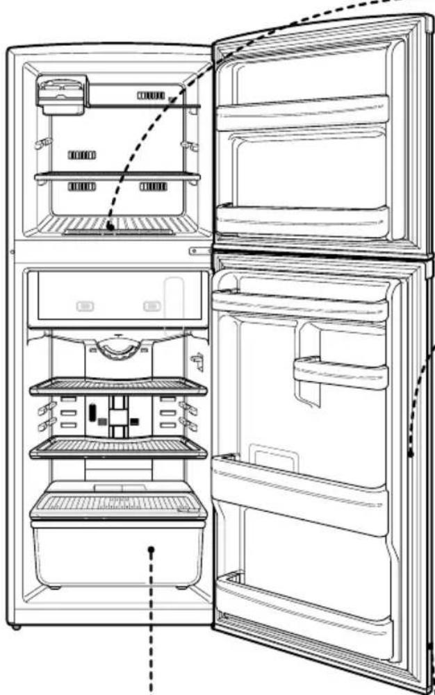 SAMSUNG RT21MGSW - CLEANING THE REFRIGERATOR - 1