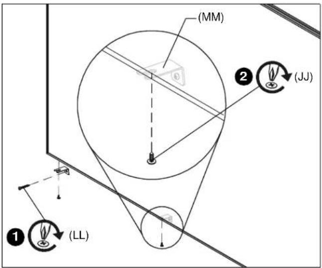 EPSON AN2WA100 - Adding Whiteboard Brackets to Whiteboard - 1