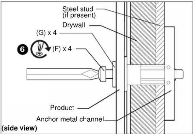 EPSON AN2WA100 - Steel Stud / Drywall - 4