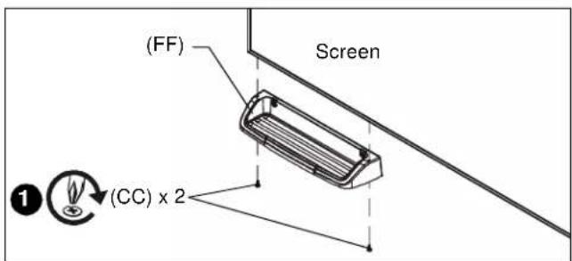 EPSON AN2WA100 - Attaching Marker Tray - 1