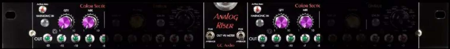 GC Audio Analog Riser - 3) A Harmonic treatment stage : - 1