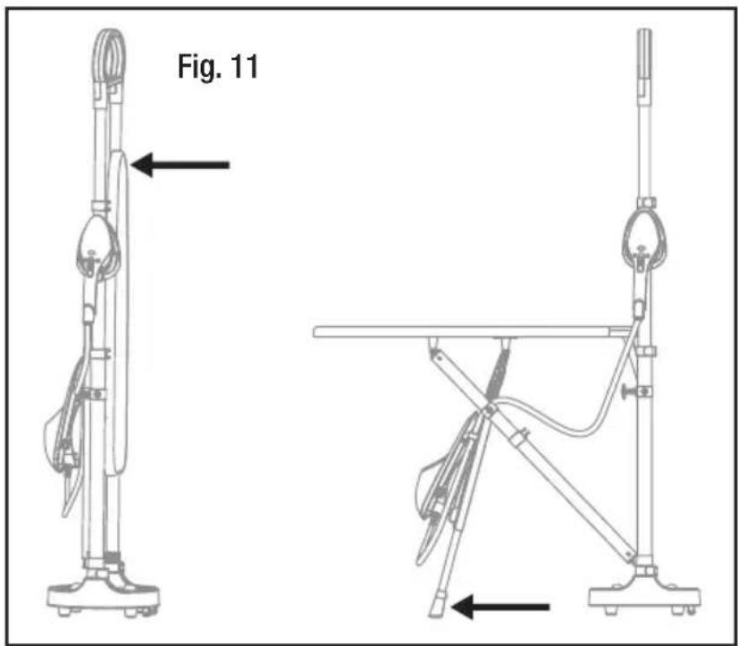 Stirling GSTT1100 - Folding/unfolding the ironing board - 1