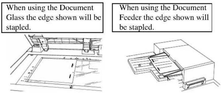 XEROX Document Centre 470 ST - Stapling options - 1