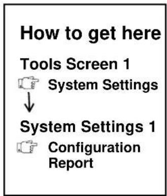 XEROX Document Centre 470 ST - Configuration Report - 1