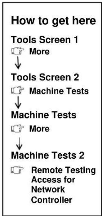 XEROX Document Centre 470 ST - Remote Testing Access for Network Controller - 1
